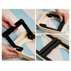 Adjustable and foldable double dog bowl