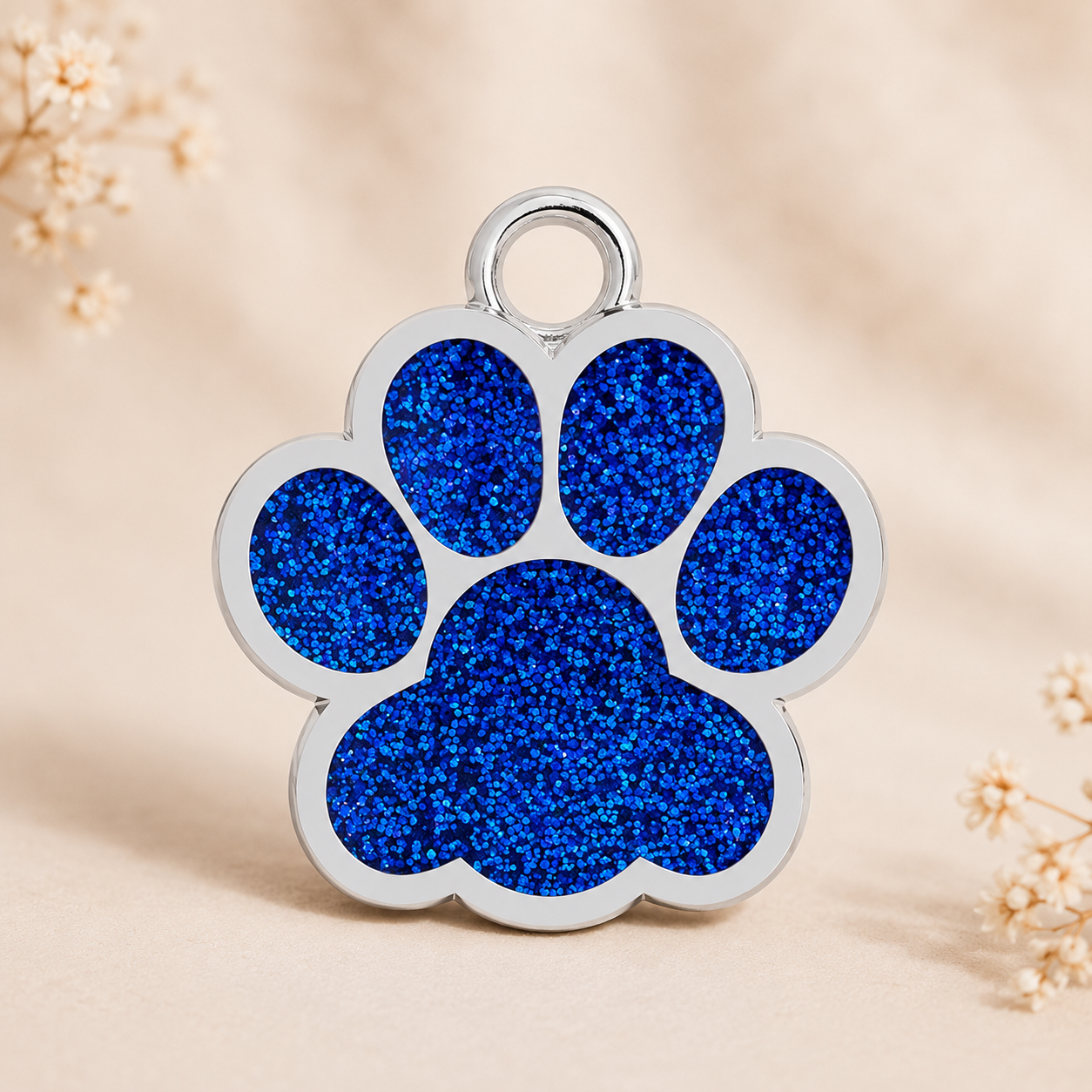 Médaillon patte personnalisable pour chiens