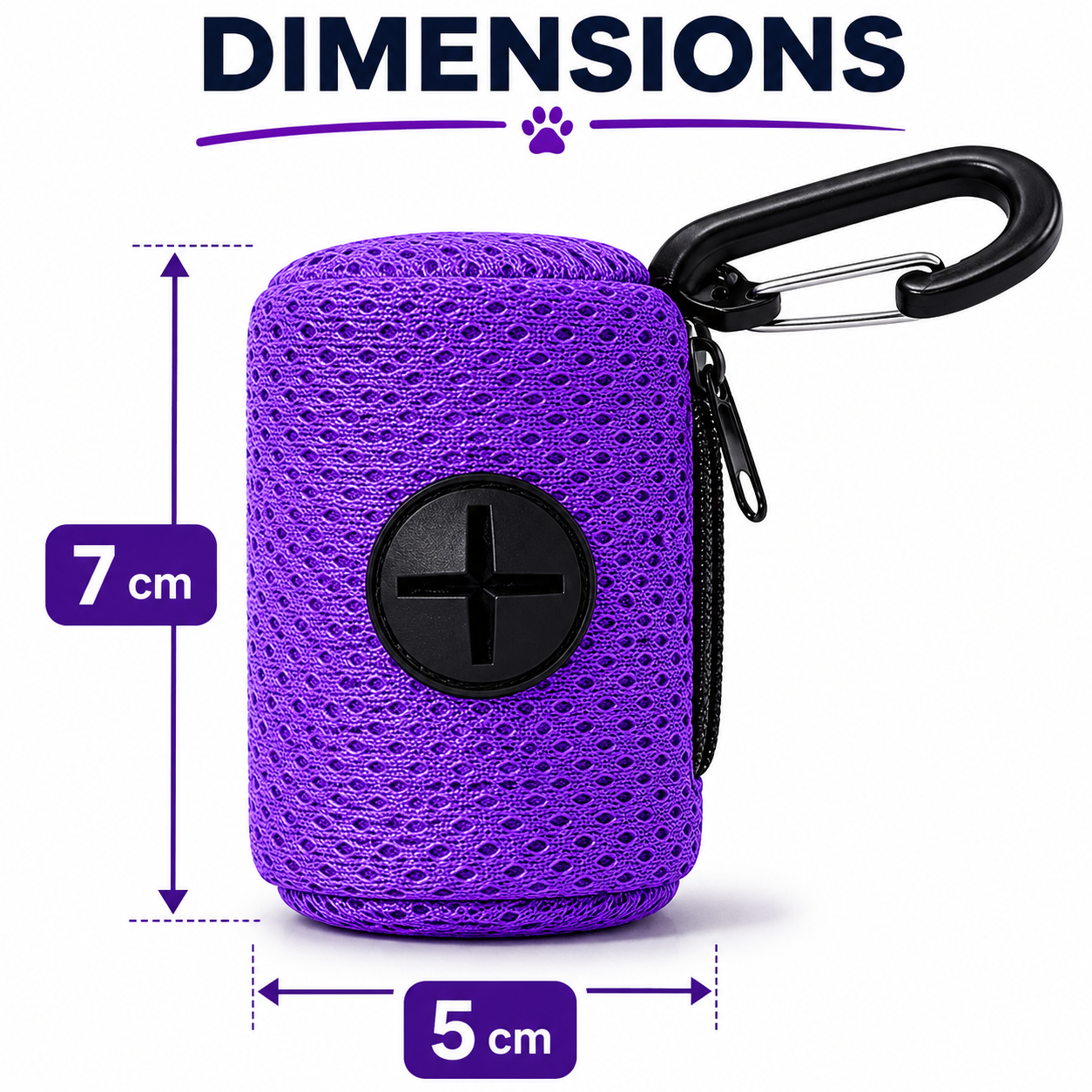 Étui à sacs à déjections pour promenade