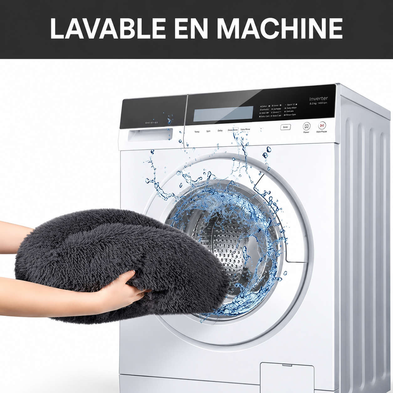 Panier apaisant ultra doux pour chien et chat
