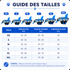 Gilet de sauvetage requin pour chien