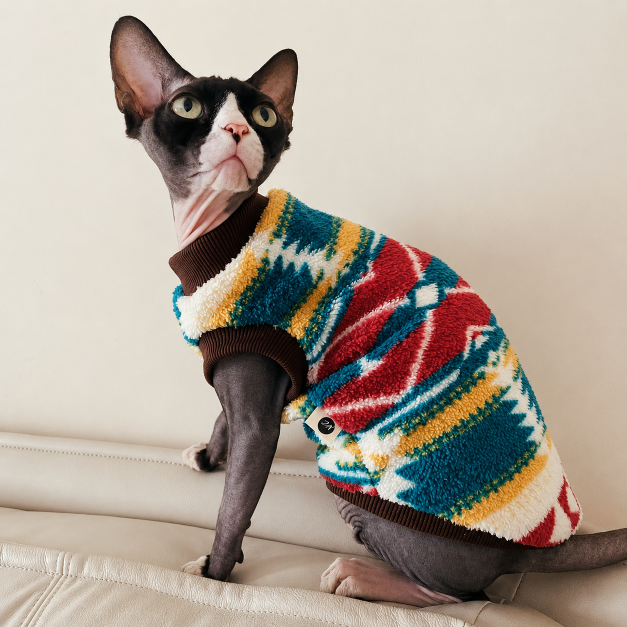 Vêtement polaire pour chat