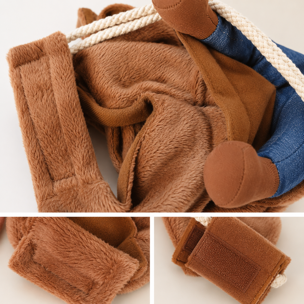 Costume cowboy rodéo amusant pour chien et chat