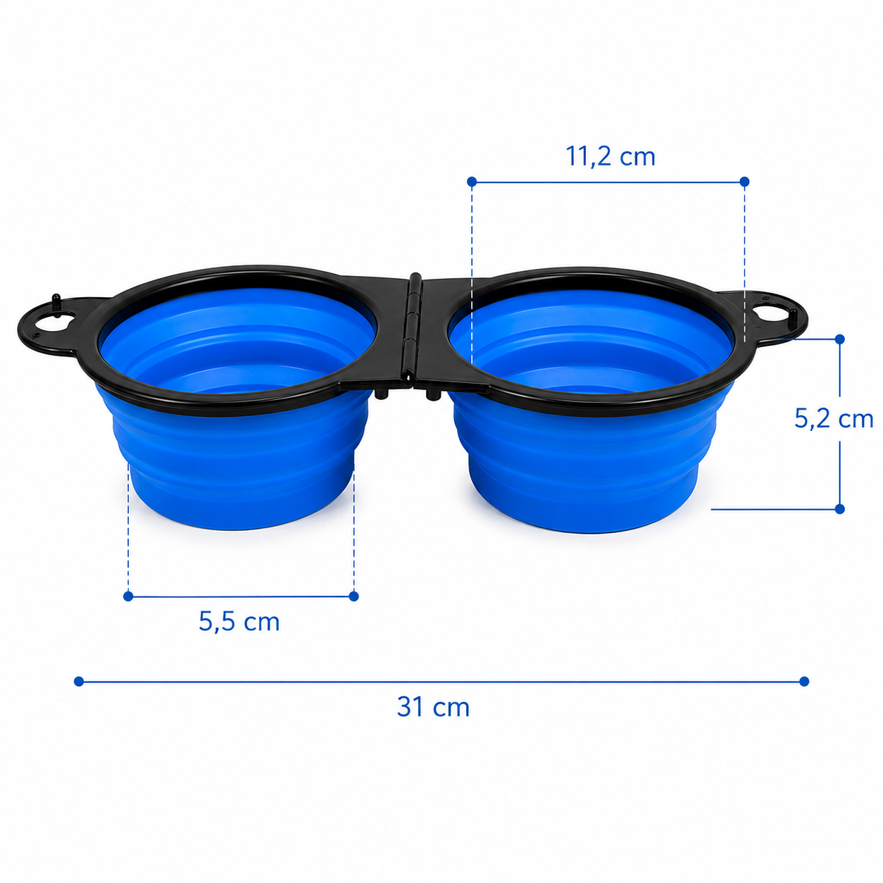 Gamelle pliable 2-en-1