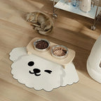 Tapis cartoon absorbant antidérapant pour gamelles