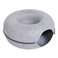 Felt donut cat bed