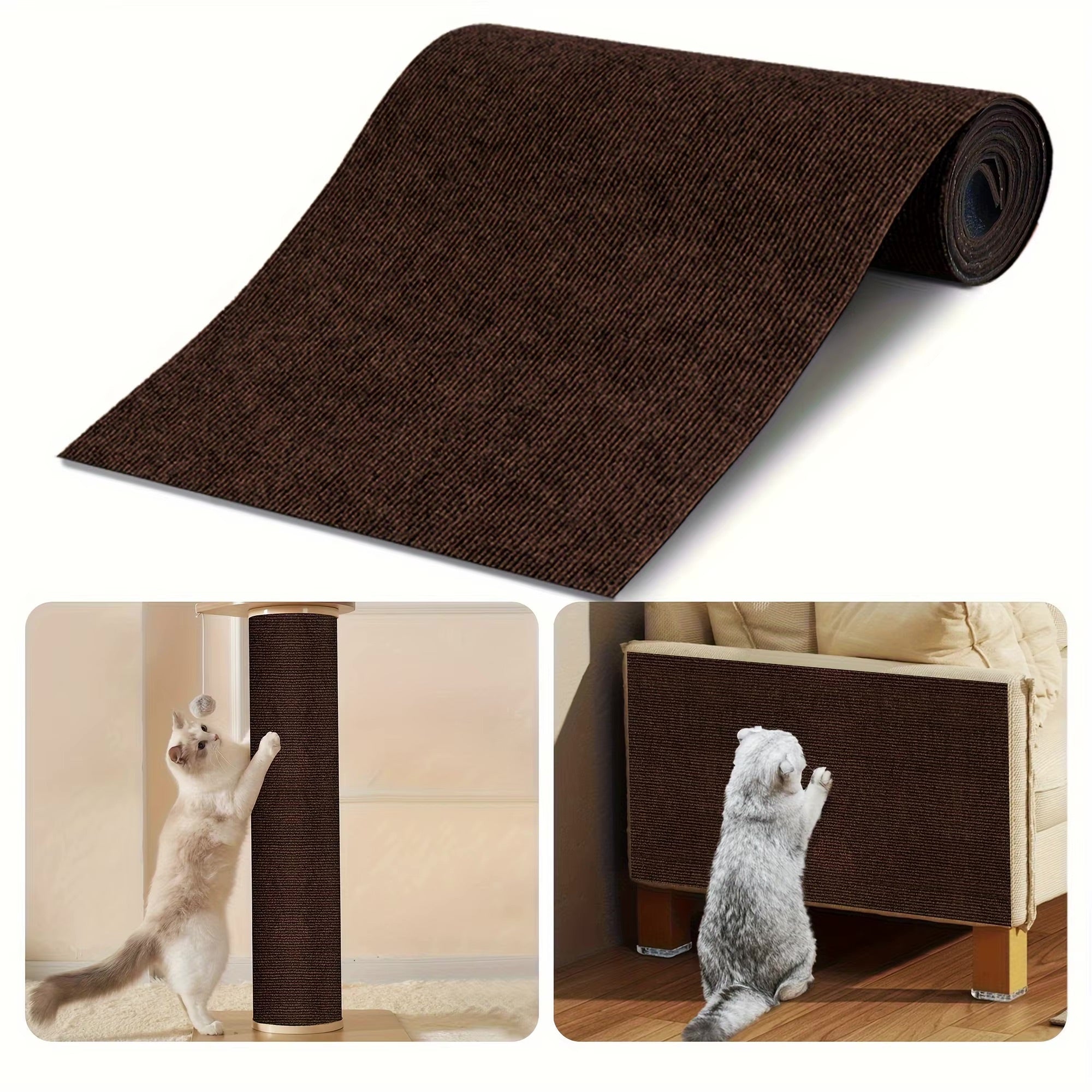Tapis griffoir et protection autocollant pour chat