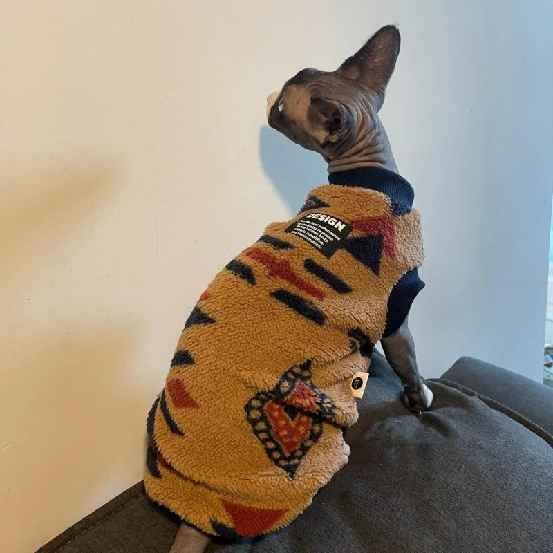 Vêtement polaire pour chat