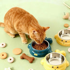 Gamelle en inox antidérapante pour chat et chien