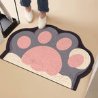 Cute cat litter mat