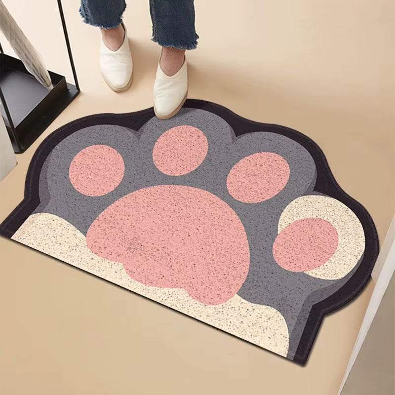 Tapis de litière en forme de patte