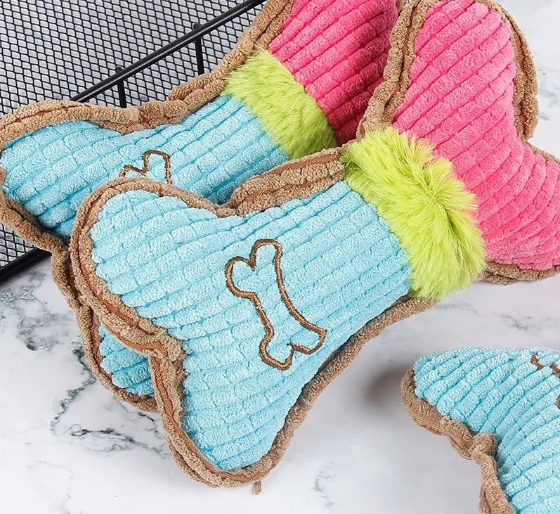 Peluche os sonore anti-mastication