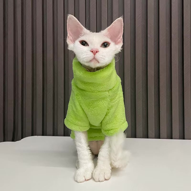 Pull-over chaud avec col roulé
