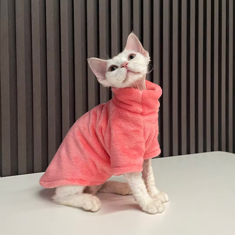 Pull-over chaud avec col roulé