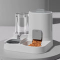 Automatic pet food and water dispenser