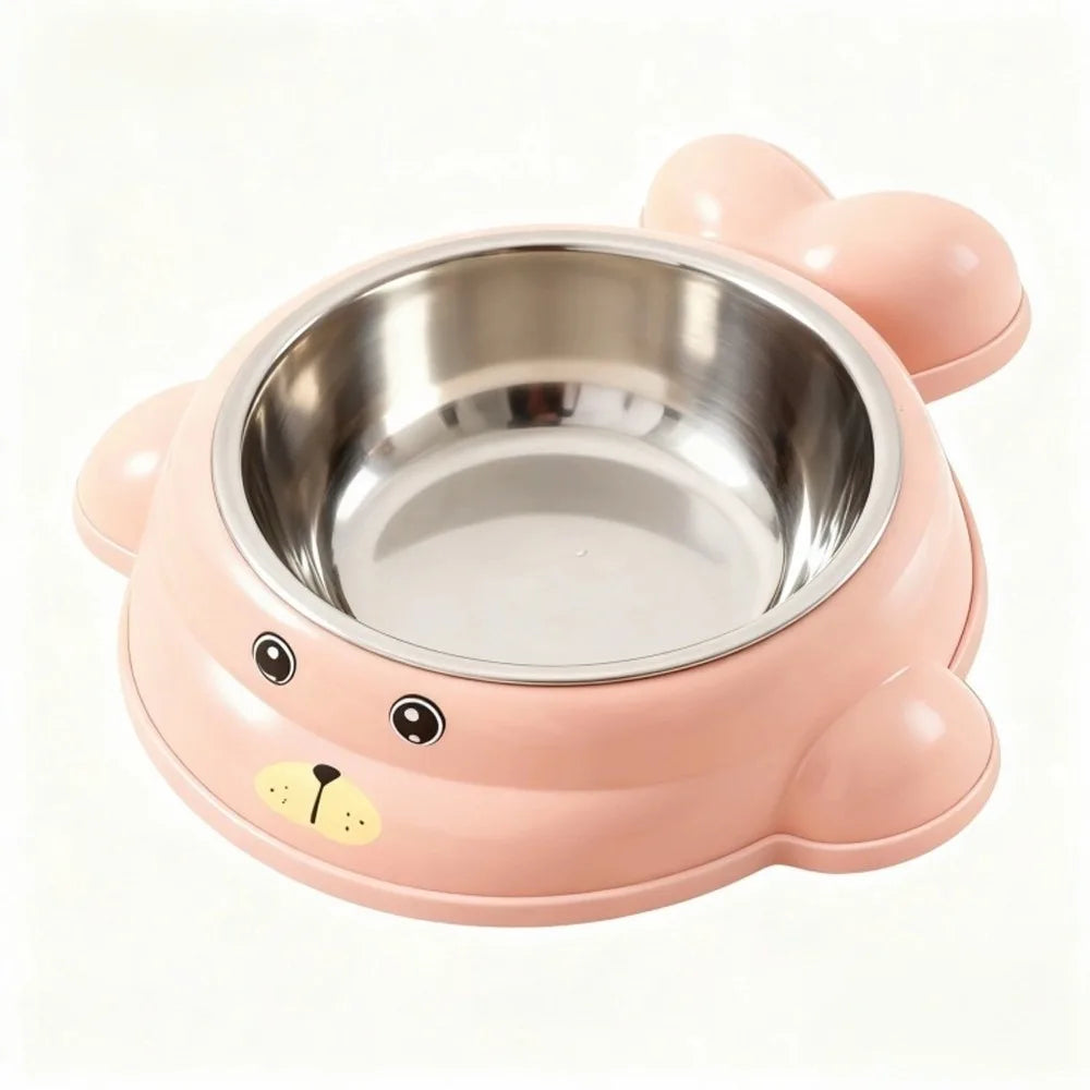 Gamelle en inox antidérapante pour chat et chien