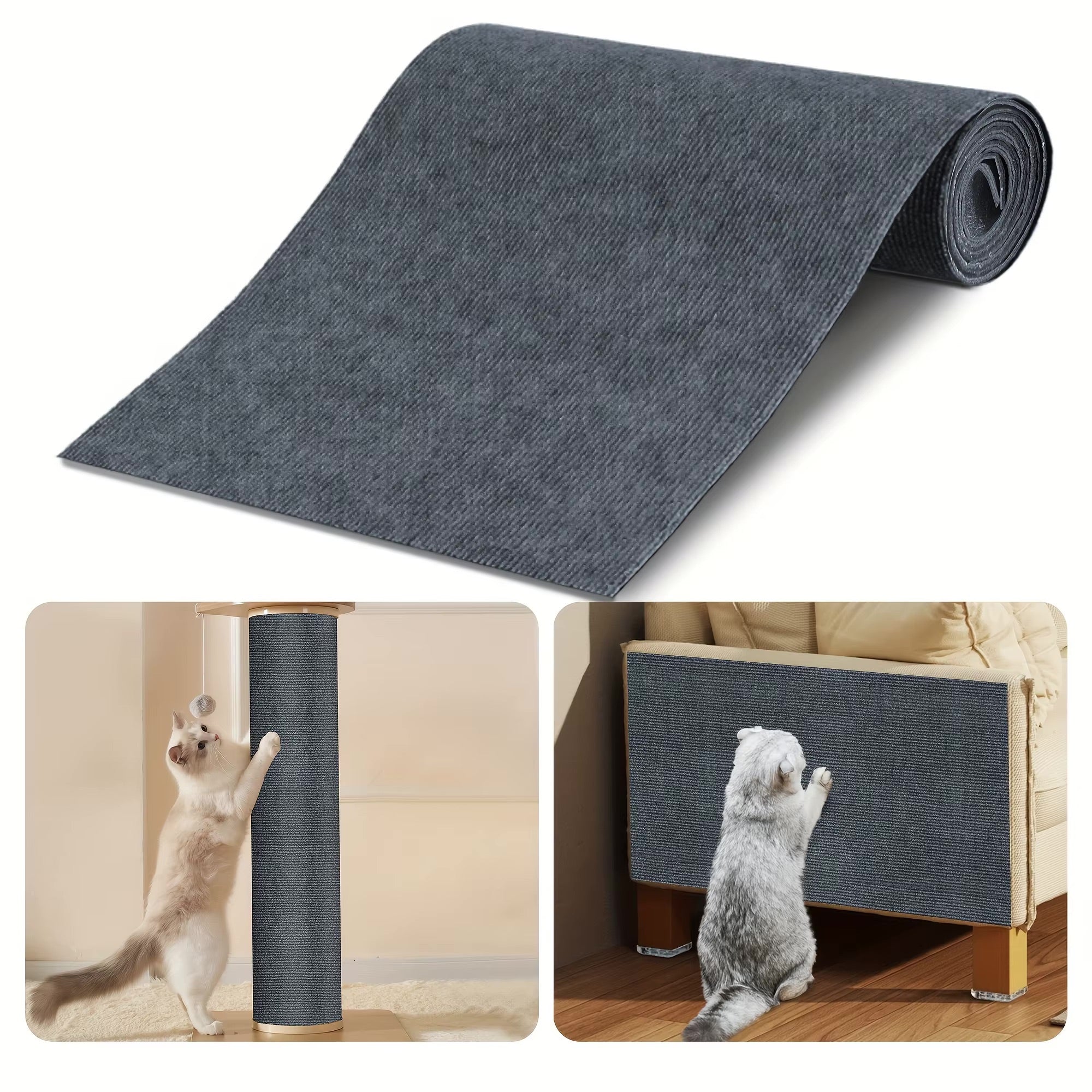 Tapis griffoir et protection autocollant pour chat