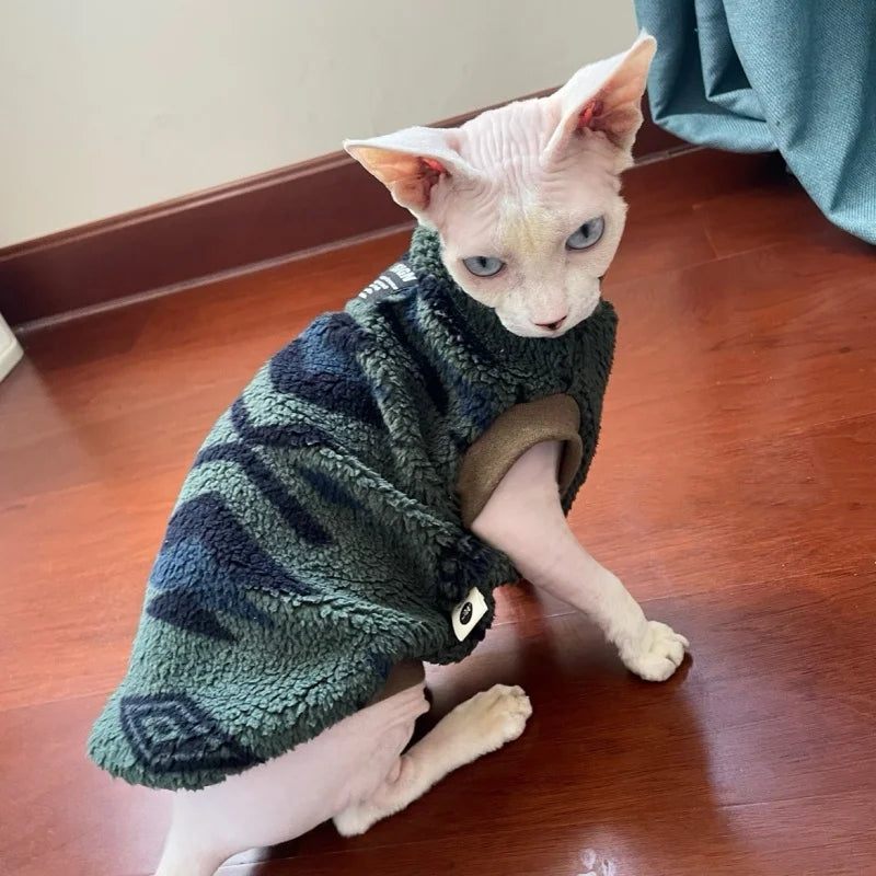 Vêtement polaire pour chat