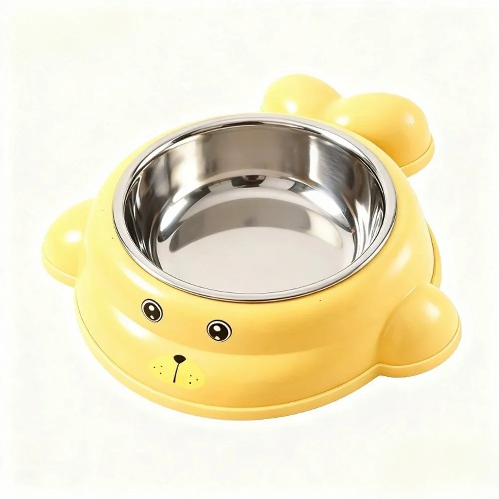 Gamelle en inox antidérapante pour chat et chien
