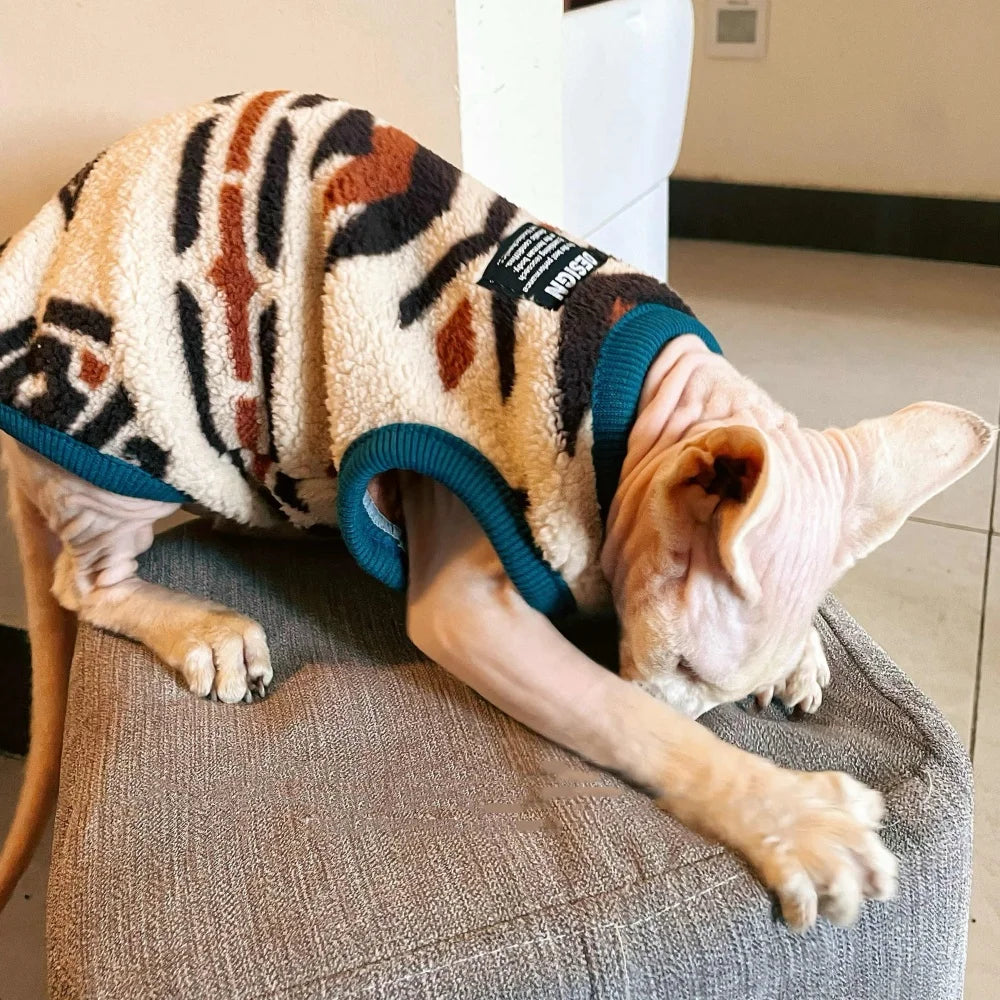 Vêtement polaire pour chat