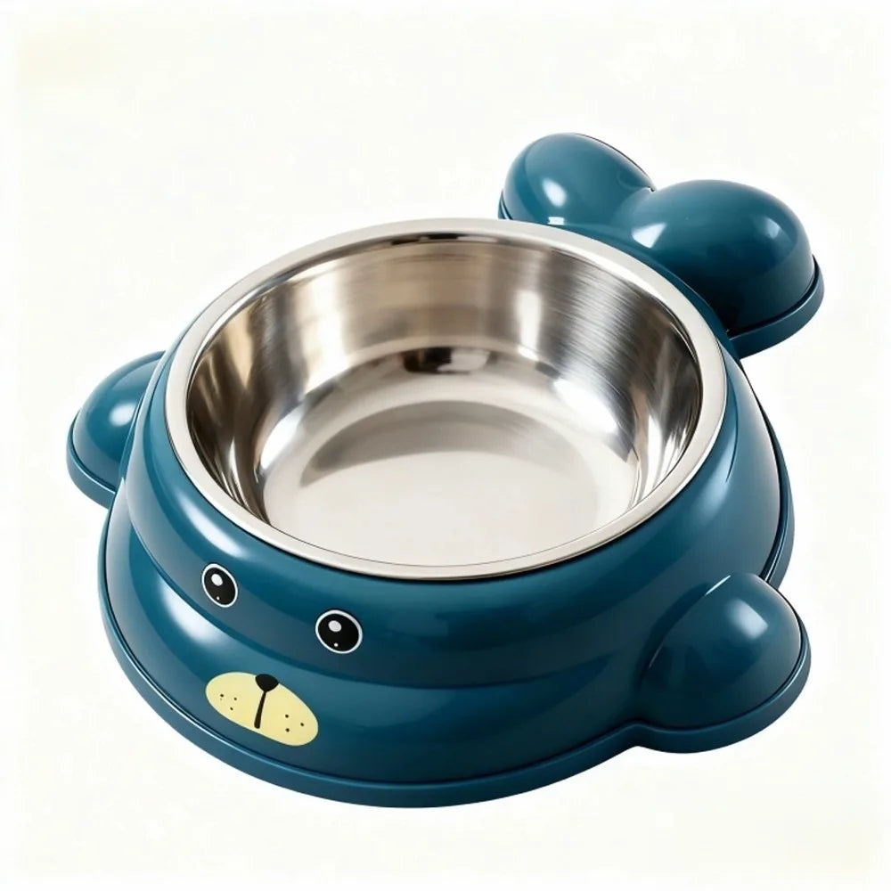 Gamelle en inox antidérapante pour chat et chien