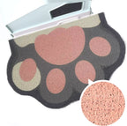 Cute cat litter mat
