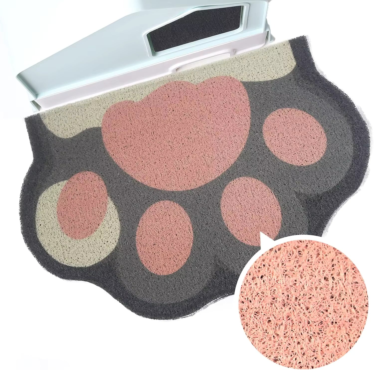 Cute cat litter mat