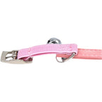 Cat/dog collar with heart-shaped bell