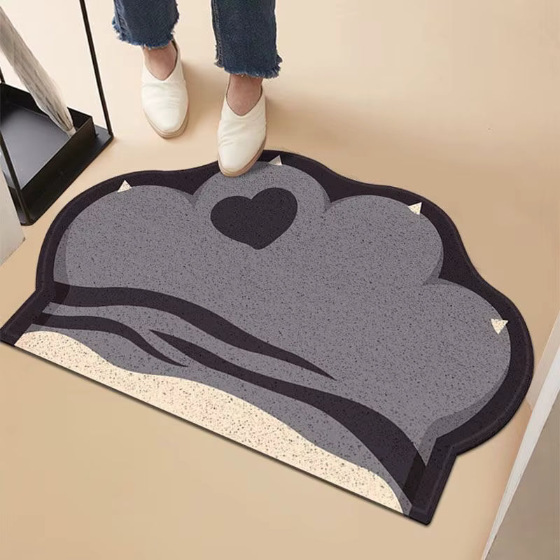 Cute cat litter mat
