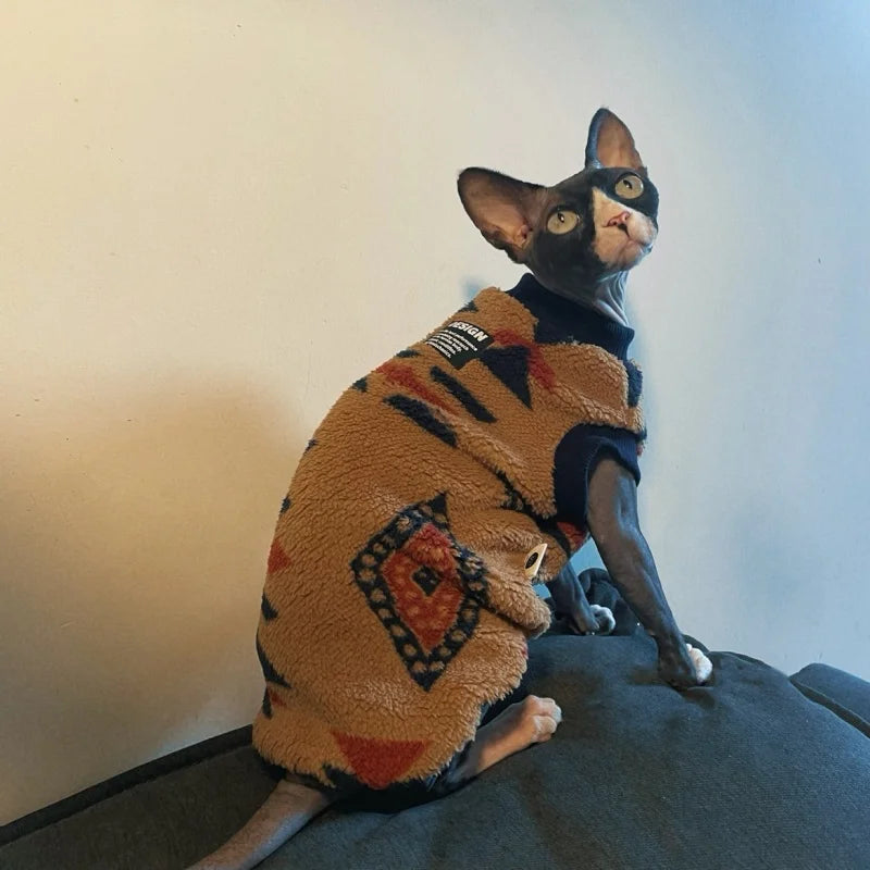 Vêtement polaire pour chat
