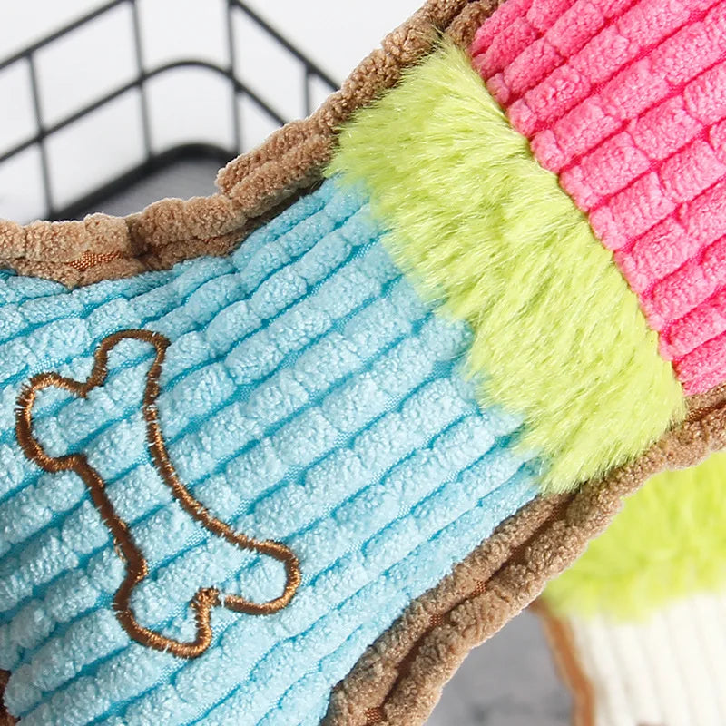 Peluche os sonore anti-mastication