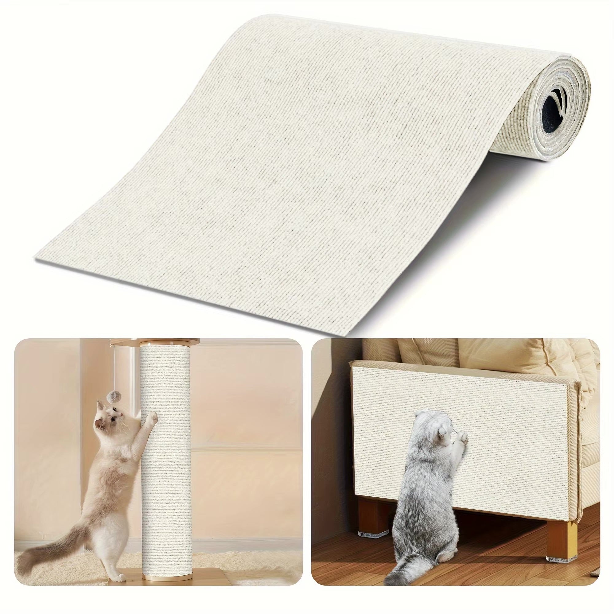 Tapis griffoir et protection autocollant pour chat