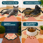 Cute cat litter mat