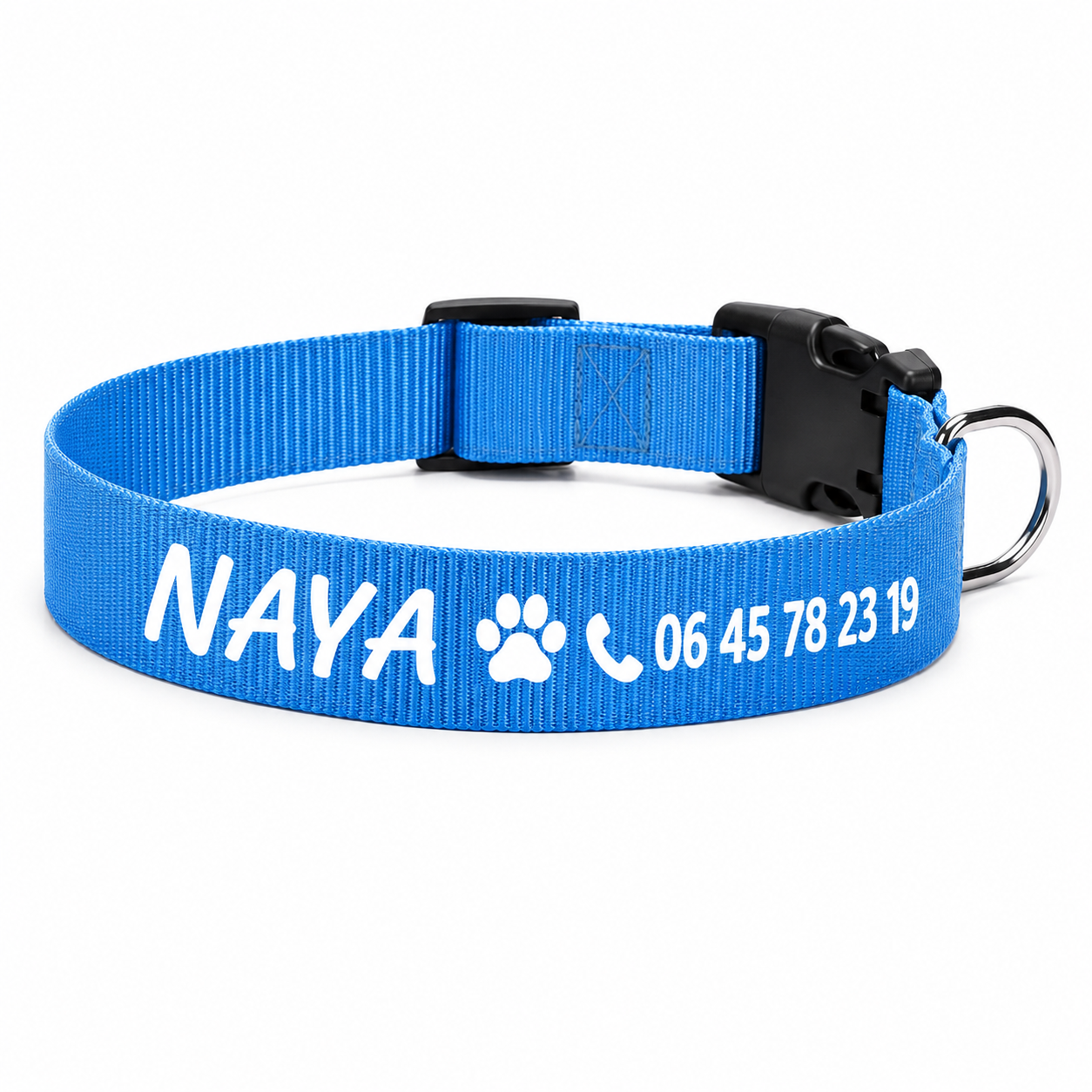 Collier en nylon personnalisable