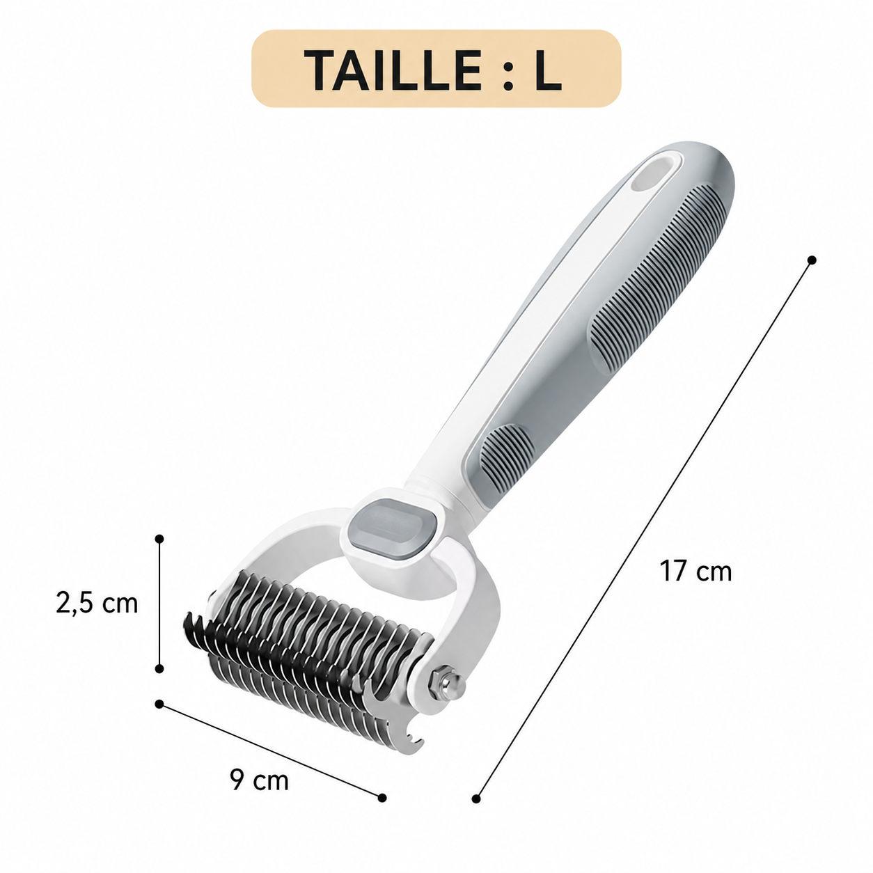 Brosse double face