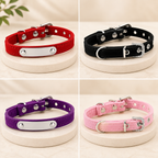 Personalized Velvet Collar for Cats and Small Dogs