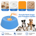 Gamelle anti-glouton à balle intégrée