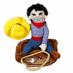 Costume cowboy rodéo amusant pour chien et chat