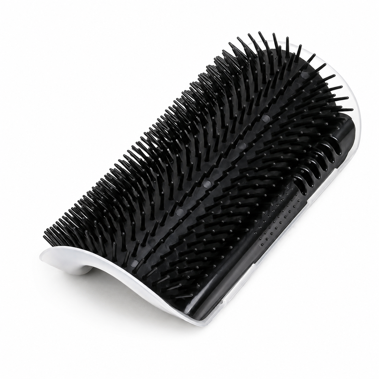 Brosse auto-toilettante murale