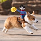 Costume cowboy rodéo amusant pour chien et chat