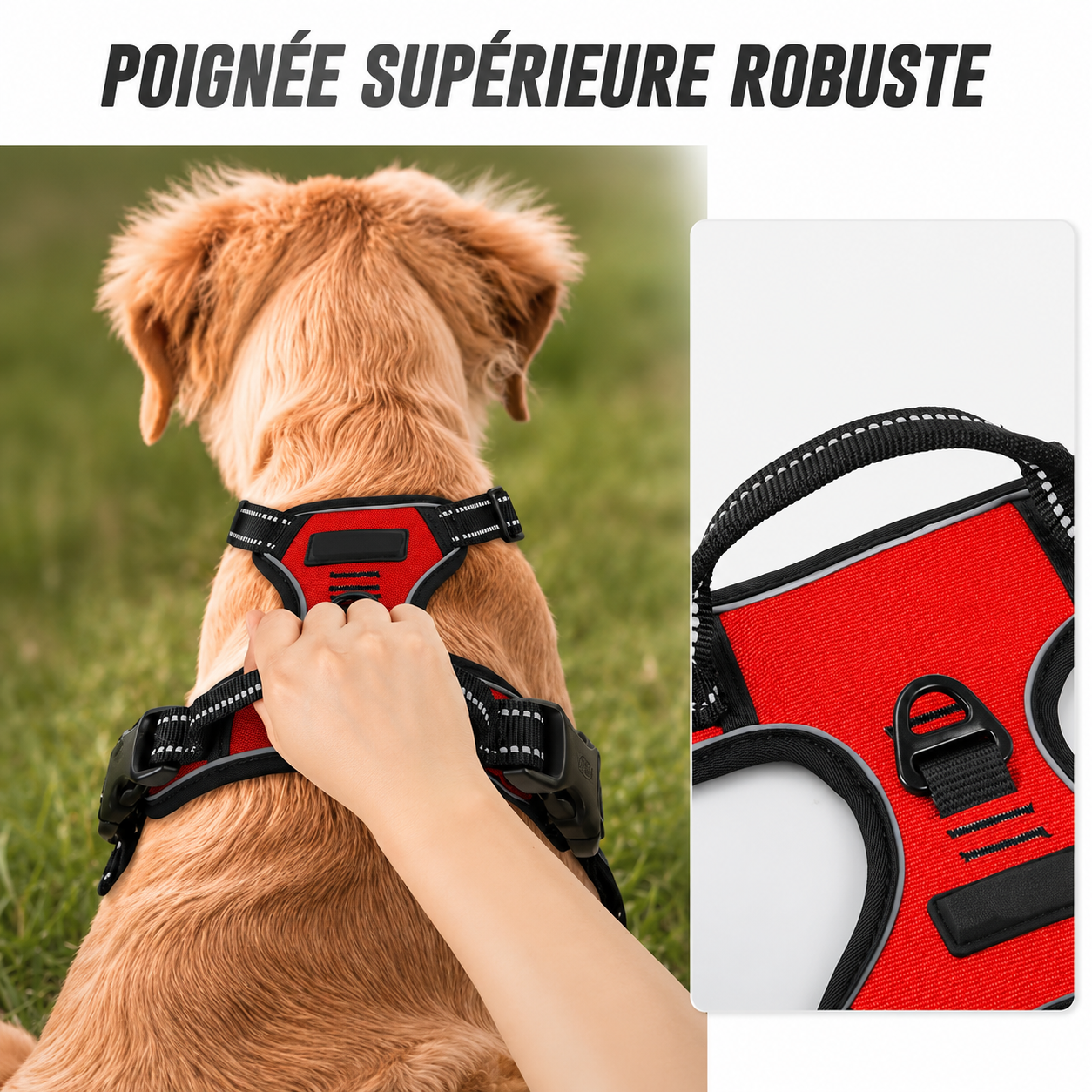 Harnais confort premium pour chien