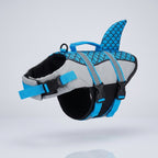 Gilet de sauvetage requin pour chien